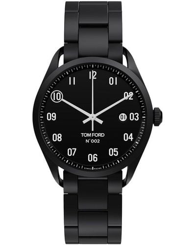 Tom Ford Unisex 002 Auto Watch - Black