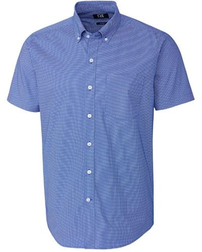Cutter & Buck Strive Rail Stripe Shirt - Blue