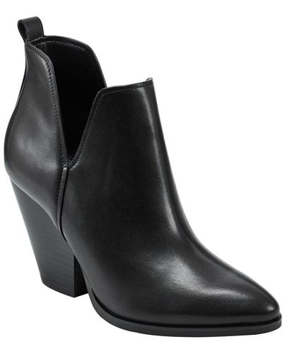 Marc Fisher Tanilla Leather Bootie - Black
