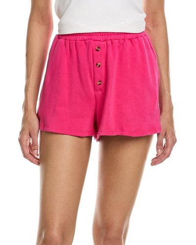 Chaser Brand Fleece Boxer Short - Pink