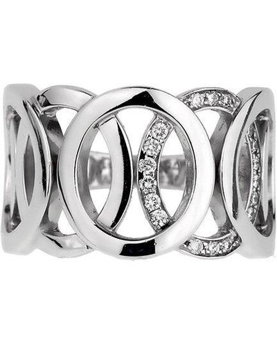 Audemars Piguet 18K Diamond Millenary Ring (Authentic Pre-Owned) - White