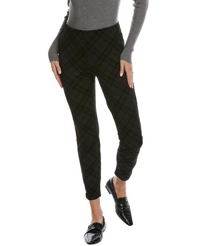 Nanette Lepore Ashley Flocked Ponte Pant - Black