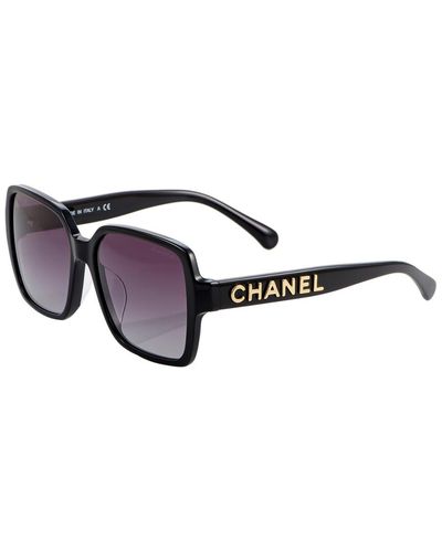 Chanel Ch5408 C.501/t7 57mm Sunglasses - Multicolor