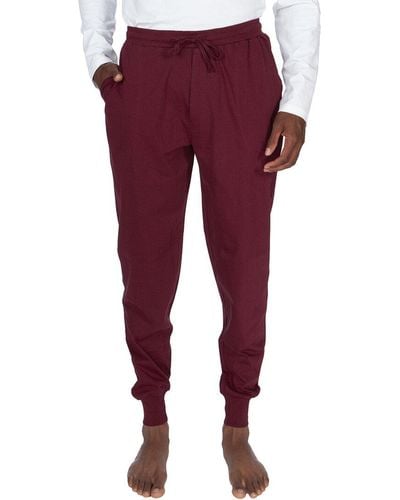 Unsimply Stitched Lightweight Lounge Pant - Red