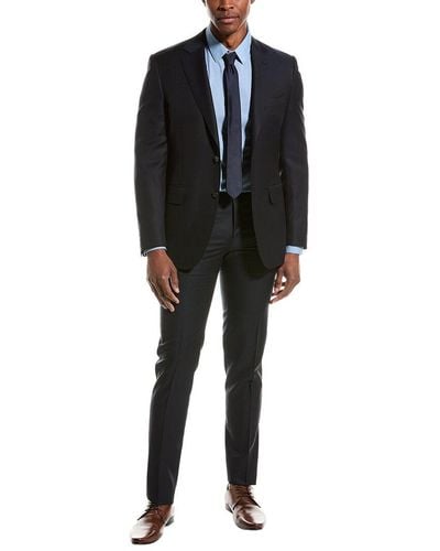 Canali 2pc Wool & Mohair-blend Suit - Black