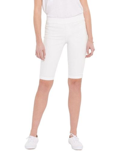 White Knee-length shorts and long shorts for Women | Lyst Canada