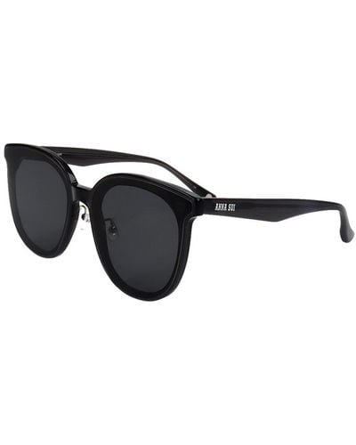Anna Sui As2210 66mm Sunglasses - Black