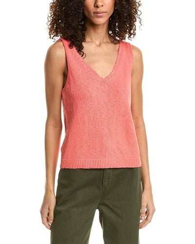 Tommy Bahama Water's Edge Linen-blend Tank - Red
