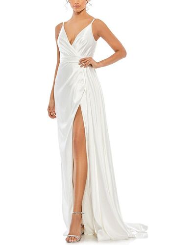 Mac Duggal A-line Gown - White