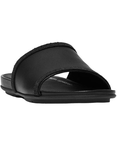 Fitflop Gracie Leather Sandal - Black