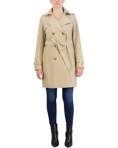 Cole Haan Classic Double-breasted Trench Coat - Natural