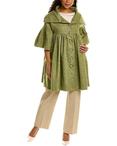 Frances Valentine Mae Wool & Mohair-blend Jacket - Green