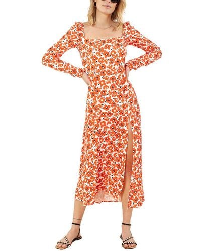 Hale Bob Printed Dress - Orange