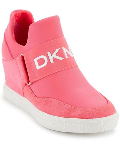 DKNY Cosmos Wedge Sneaker - Pink