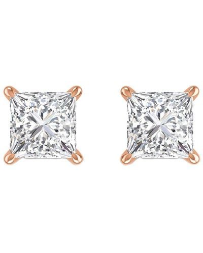 Diamond Select Cuts 14K Rose 0.75 Ct. Tw. Diamond Studs - Metallic