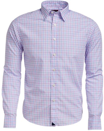UNTUCKit Slim Fit Wrinkle-free Normanno Shirt - Blue