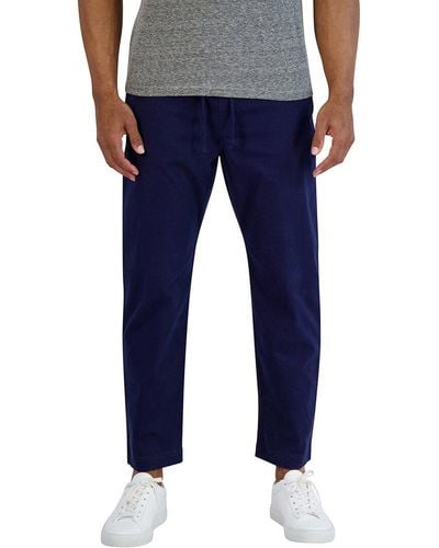 Goodlife Clothing Relaxed Lightweight Twill Pant - Blue