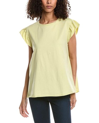 InCashmere In2 By Flutter T-Shirt - Yellow
