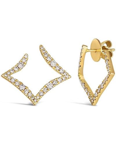 Le Vian 14k 0.98 Ct. Tw. Diamond Earrings - Metallic
