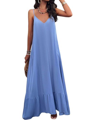 Luna Tuccini Maxi Dress - Blue