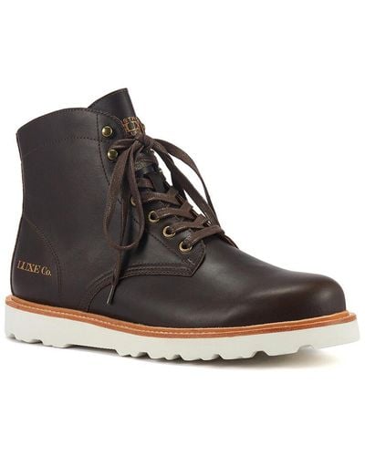 Australia Luxe Ridgemont Leather Boots - Black