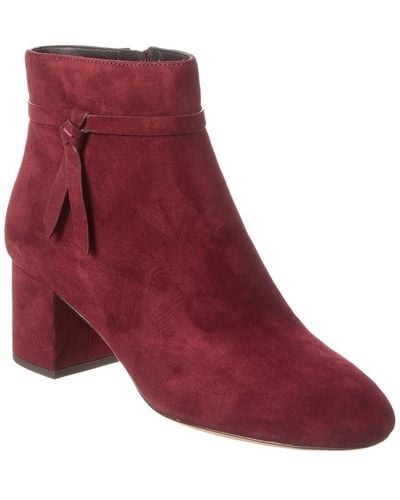Kate Spade Knott Mid Suede Bootie - Red