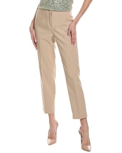 Anne Klein Fly Front Hollywood Waist Pant - Natural