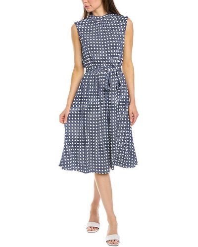 Leota mindy top shirred midi dress