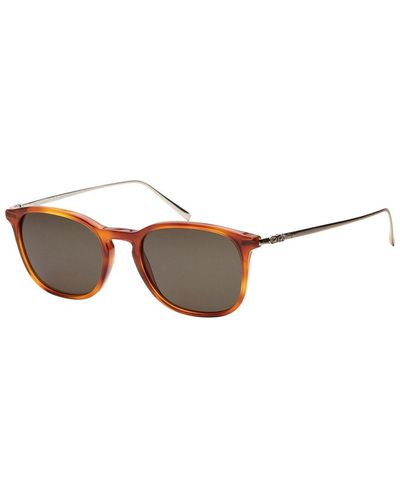 Ferragamo Unisex Sf2846s 53mm Sunglasses - Brown