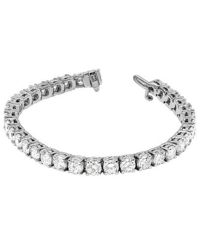 Diana M. Jewels Fine Jewelry 14k 4.00 Ct. Tw. Diamond Tennis Bracelet - Metallic