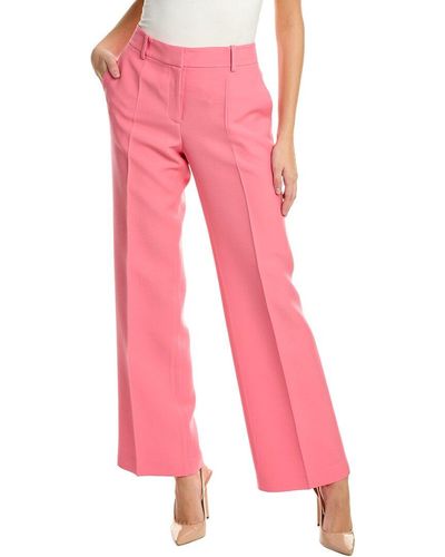 Lafayette 148 New York Sullivan Wool & Silk-blend Pant - Pink