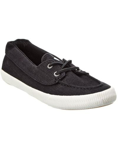Sperry Top-Sider Lounge Away 2 Linen Trainer - Black
