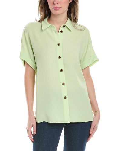 Lafayette 148 New York Darby Blouse - Green