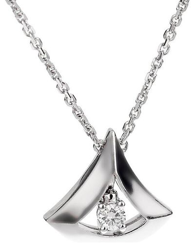 BVLGARI Bulgari 18K Diamond Necklace (Authentic Pre-Owned) - White