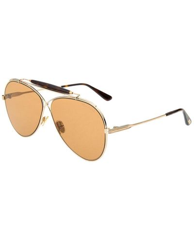 Tom Ford Ft0818 60Mm Sunglasses - Natural