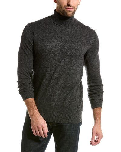 Forte Classic Cashmere Turtleneck Sweater - Gray