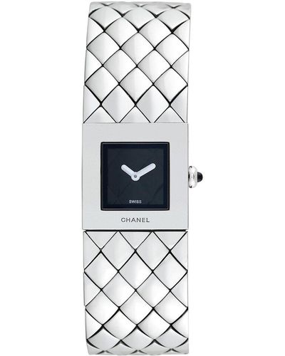 Chanel Matelasse Watch, Circa 2000S (Authentic Pre-Owned) - White