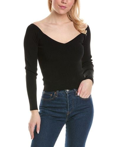 ENA PELLY Evie Luxe Knit Top - Black