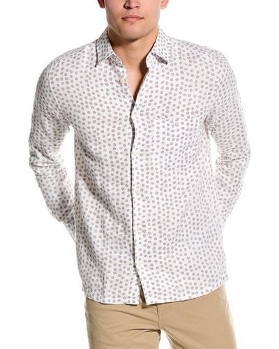 Ted Baker Aillon Linen Shirt - White