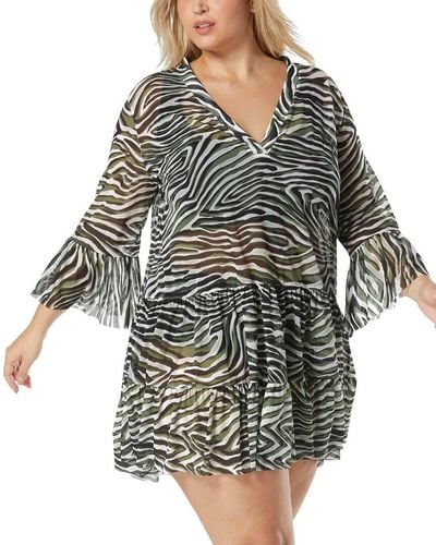 Coco Reef Enchant Cover Up Dress - Gray