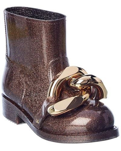 JW Anderson Chain Rubber Boot - Brown