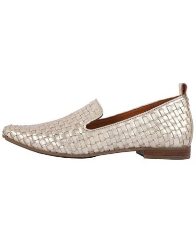 Gentle Souls By Kenneth Cole Morgan Leather Flat - Natural