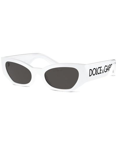 Dolce & Gabbana Dg6186 52mm Sunglasses - White