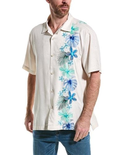 Tommy Bahama Azul Venis Silk Shirt - White