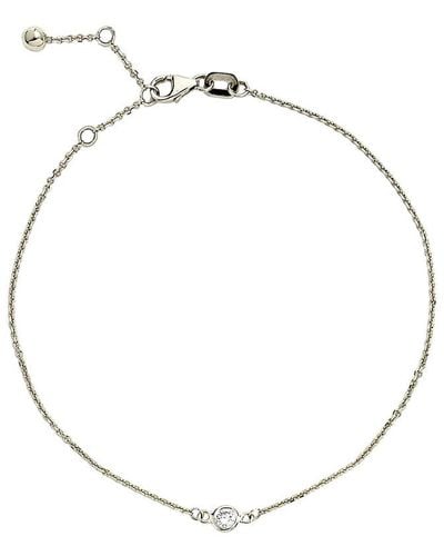 Suzy Levian 14k 0.10 Ct. Tw. Diamond Bracelet - Metallic