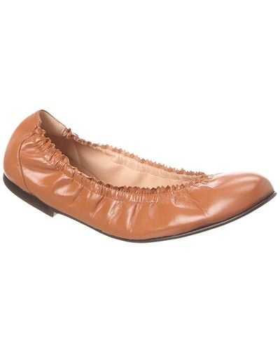 French Sole Cecila Leather Flat - Pink