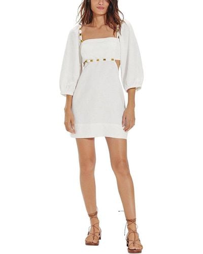 ViX Isadora Short Dress - White