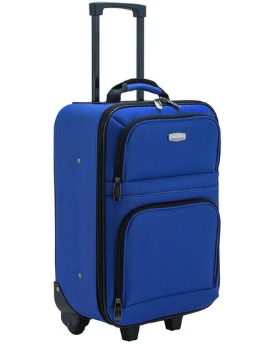 Elite Luggage 19.5" Carry-on Rolling Luggage - Blue
