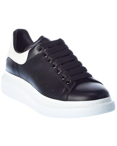 Buy WOYAK Oversized Sole Low-Top Two-Toned Runner Iconic Platform Trainers  Shearling-Trim Sneakers (Black-White, Numeric_6) at Amazon.in