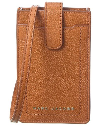 Marc Jacobs N/S Leather Phone Crossbody - Brown